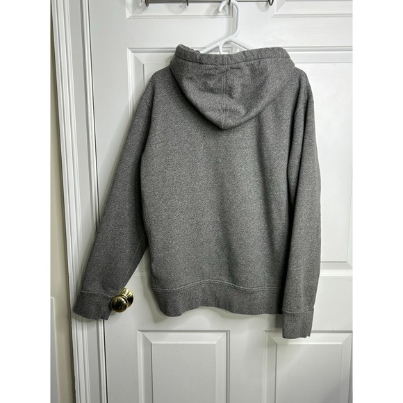 Polo Ralph Lauren Hoodie Men's XL Fleece Lined Full-Zip Heather Gray Green Logo - Picture 3 of 11